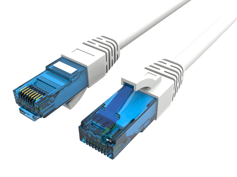 Patch cord antibacteriano não blindado U/UTP CAT.5E