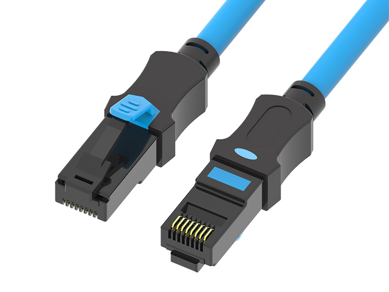 Patch cord de duas cores U/UTP CAT.6A não blindado
