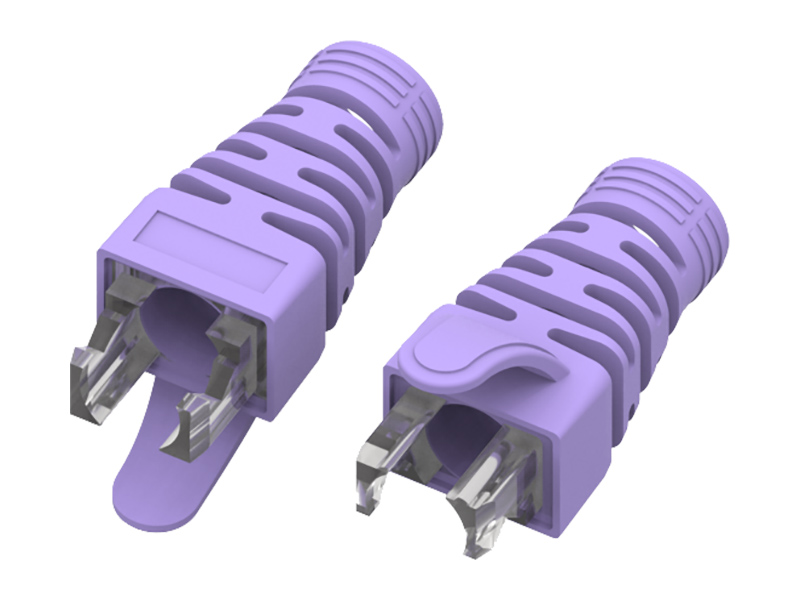 02-107-105 Alívio de tensão PC+PVC RJ45