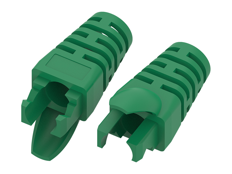 02-128 Bota de plugue RJ45 de PVC